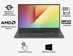 Asus Vivobook 15 Ryzen 5 Quad Core X512DA-EJ502T Thin and Light Laptop